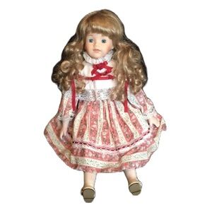 VINTAGE Porcelain Doll